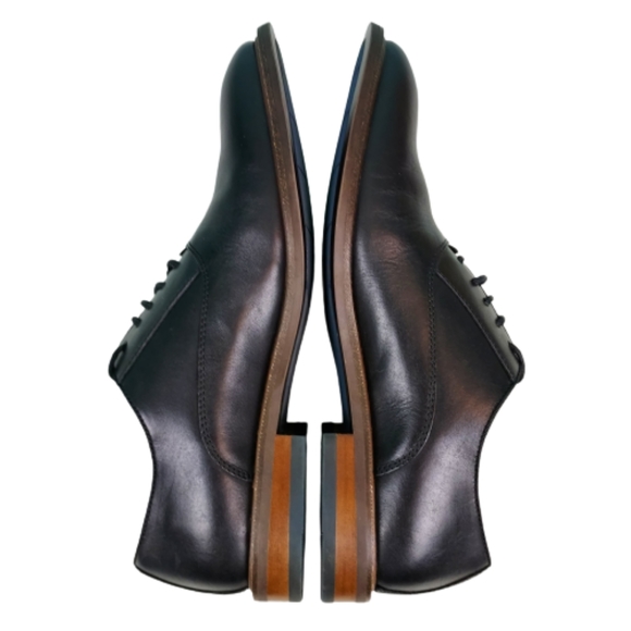 Vince Camuto NWOT VY-Lawson dress shoes, Men's size 8M, black/shihara - Picture 3 of 8